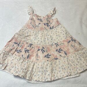 Catherine Malandrino Pink and Blue Floral Kids Dress